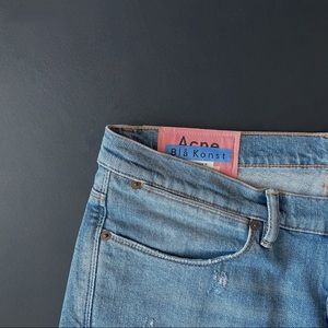 Acne Studios Slim Jeans Indigo Blue